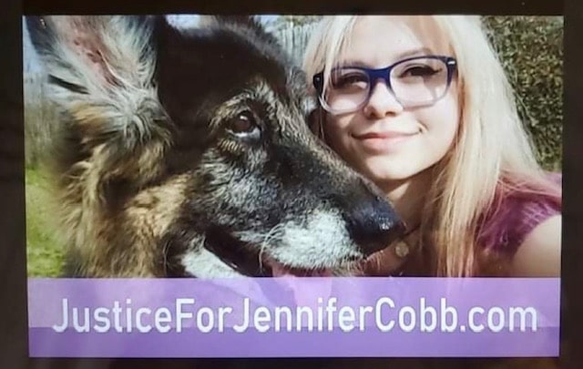 justice for Jennifer yard sign