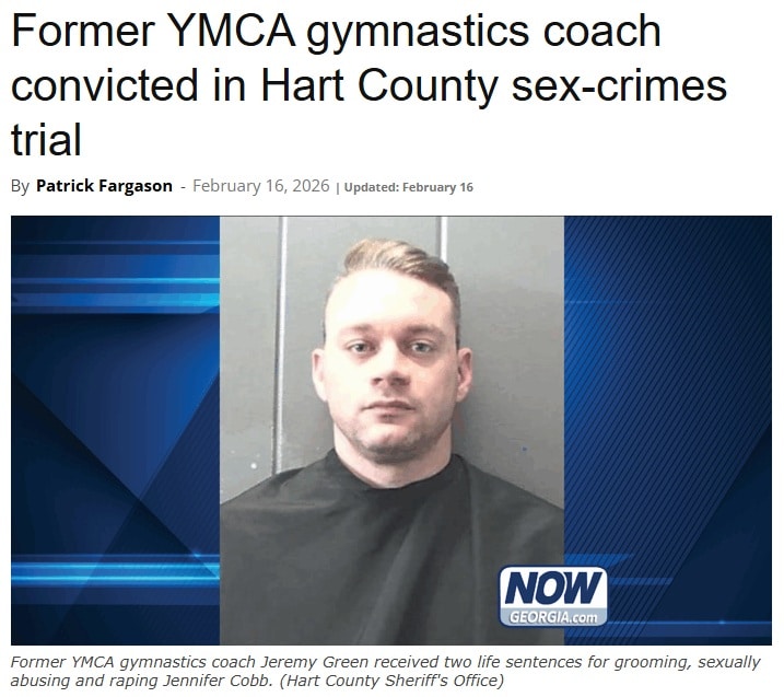 Former YMCA gymnastics coach convicted
